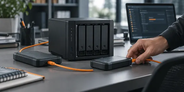 NAS und externe Laufwerke zur Datensicherung